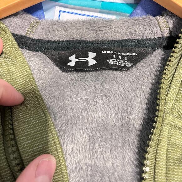 Under Armour Men's Storm bacca Softershell Jacket size large in green - Picture 7 of 9